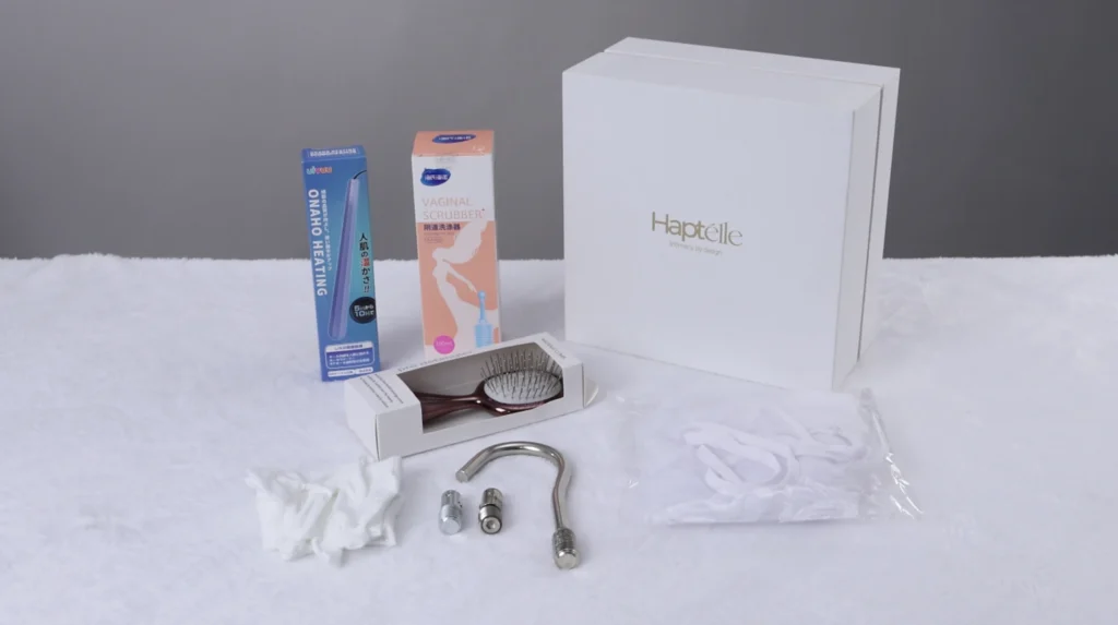 Haptelle care kit including cleaning tools and maintenance accessories