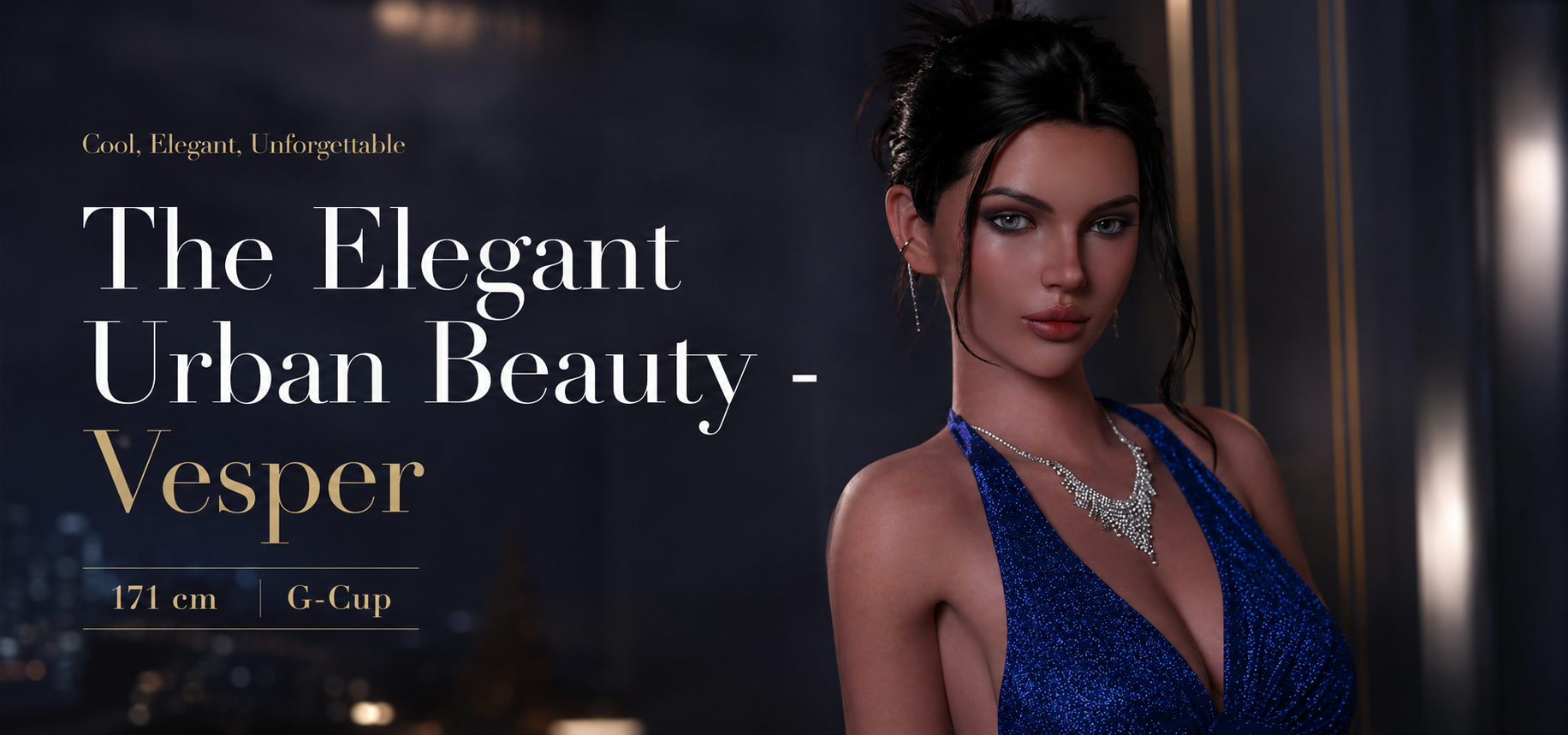 Meet Vesper — Tall Sex Doll with Elegant City-Girl Charm