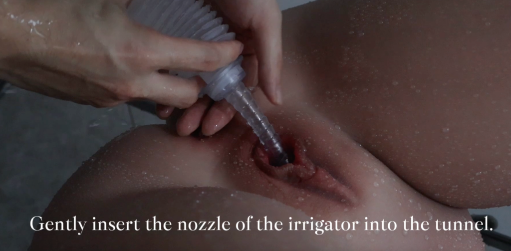 sex doll Internal cleaning