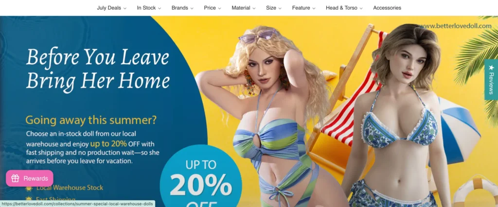 Better Love Doll multi-brand sex doll store