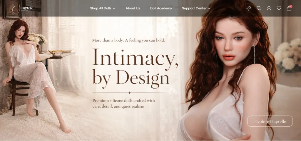 Haptelle premium full-size silicone sex dollwebsite