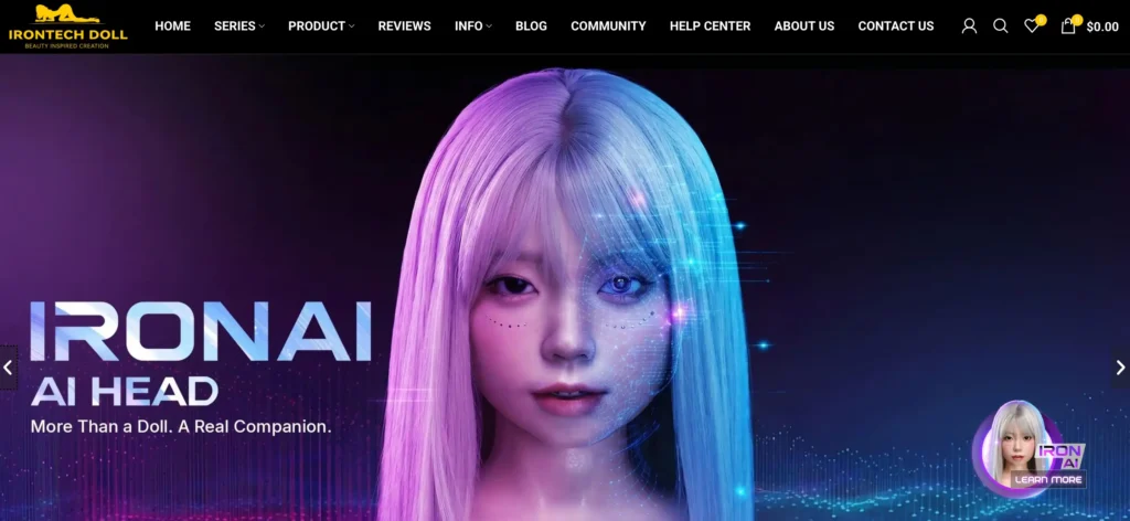 Irontech Doll silicone and TPE sex doll website
